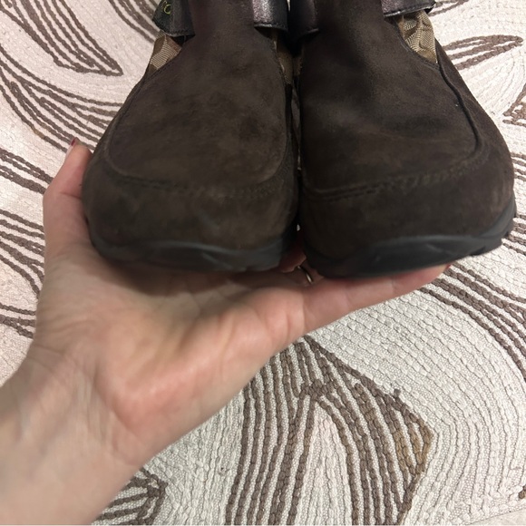 Coach Juniper Brown Suede Boots - Picture 5 of 12